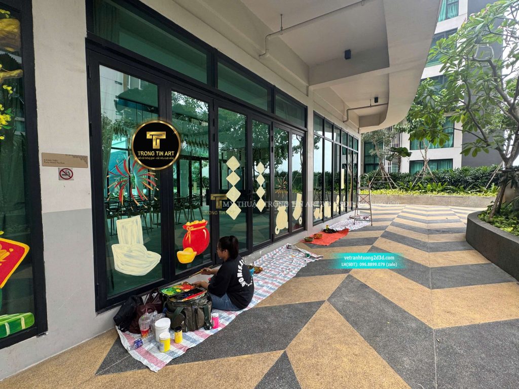 VẼ TRANH TƯỜNG 3D MỸ THUẬT TRỌNG TÍN ART