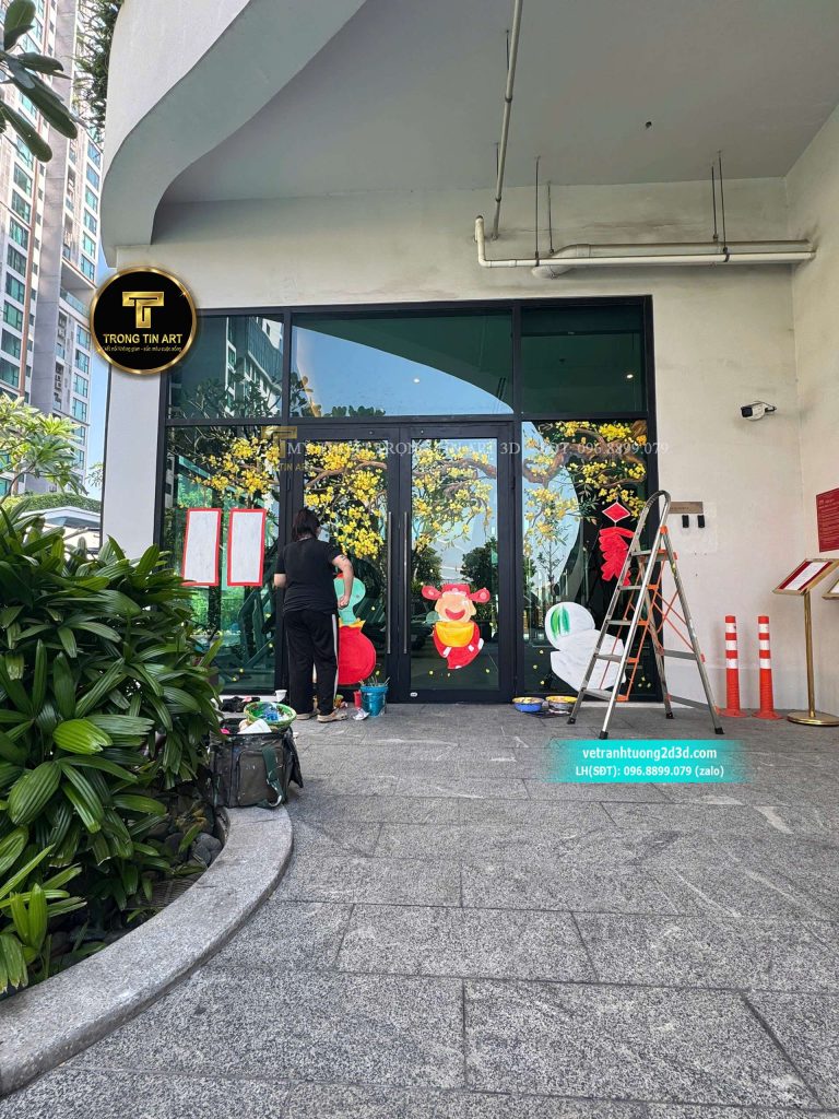 VẼ TRANH TƯỜNG 3D MỸ THUẬT TRỌNG TÍN ART