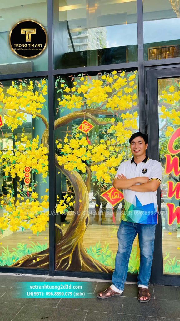 VẼ TRANH TƯỜNG 3D MỸ THUẬT TRỌNG TÍN ART