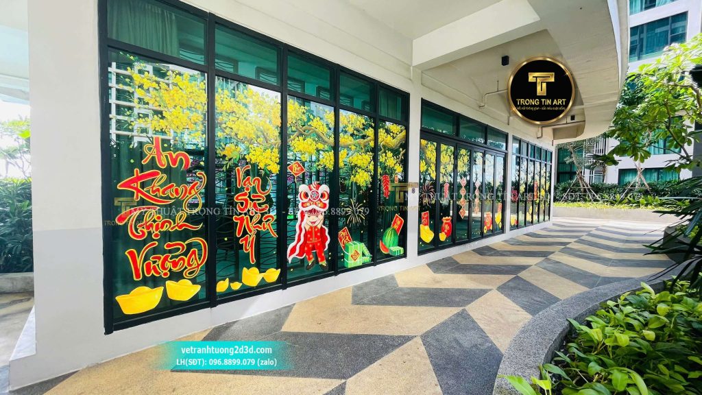 VẼ TRANH TƯỜNG 3D MỸ THUẬT TRỌNG TÍN ART