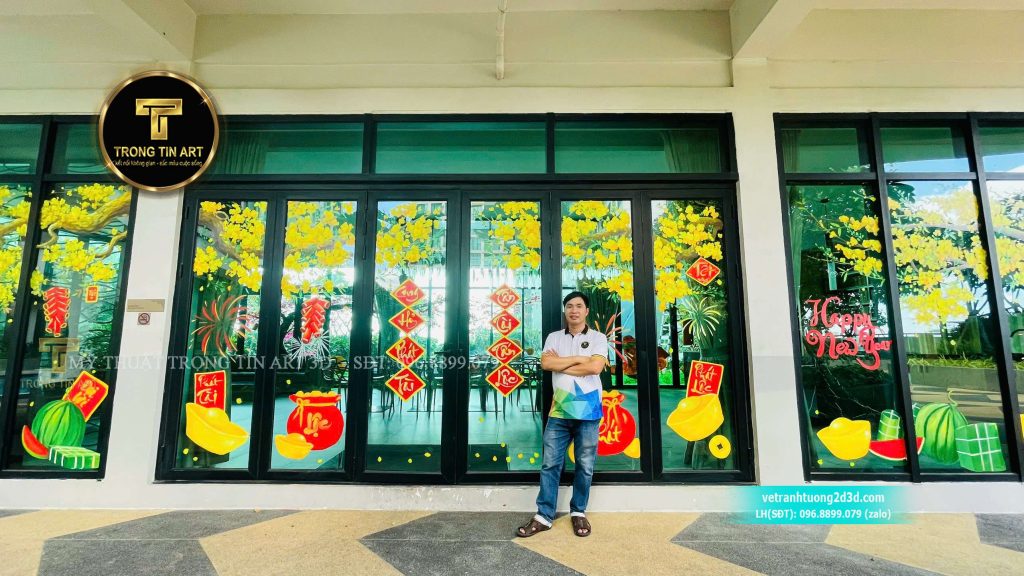 VẼ TRANH TƯỜNG 3D MỸ THUẬT TRỌNG TÍN ART