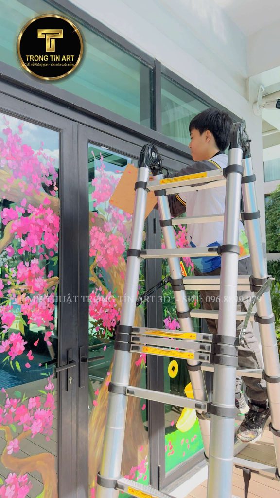 VẼ TRANH TƯỜNG 3D MỸ THUẬT TRỌNG TÍN ART