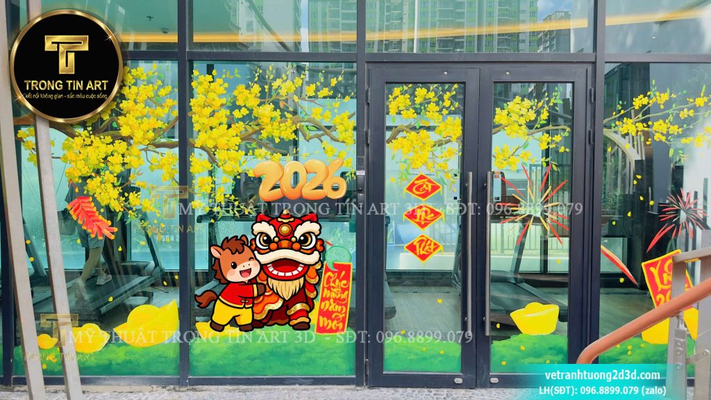VẼ TRANH TƯỜNG 3D MỸ THUẬT TRỌNG TÍN ART