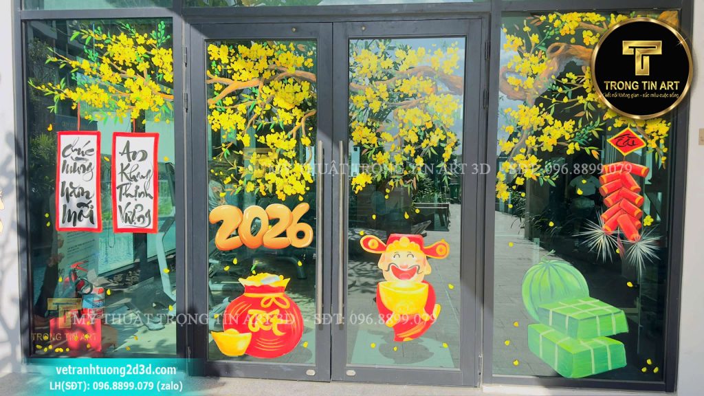 VẼ TRANH TƯỜNG 3D MỸ THUẬT TRỌNG TÍN ART