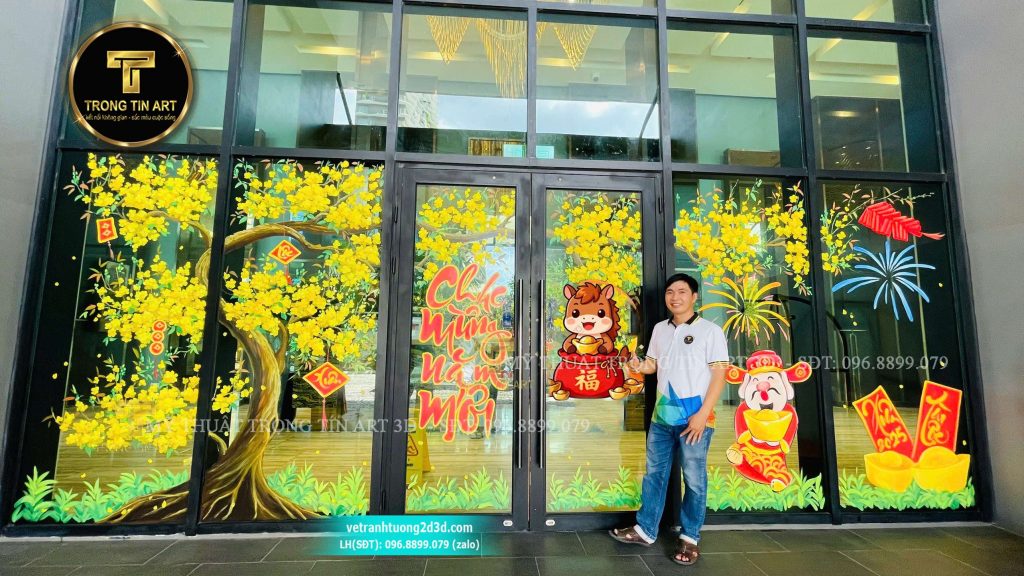 VẼ TRANH TƯỜNG 3D MỸ THUẬT TRỌNG TÍN ART