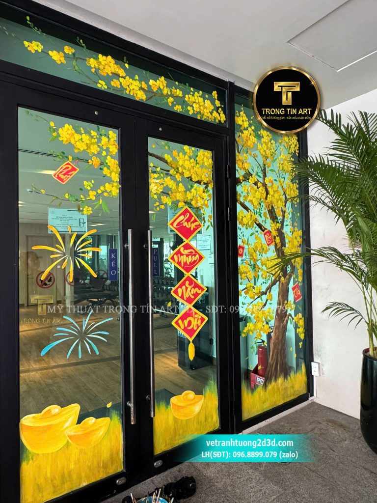VẼ TRANH TƯỜNG 3D MỸ THUẬT TRỌNG TÍN ART
