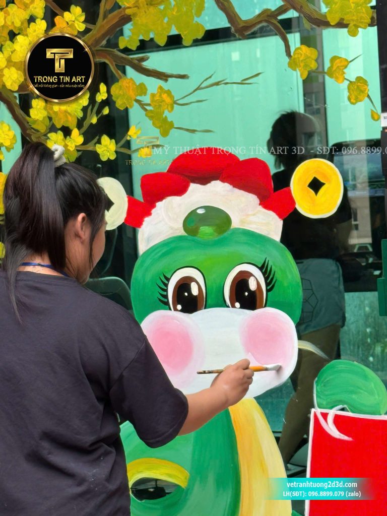 VẼ TRANH TƯỜNG 3D MỸ THUẬT TRỌNG TÍN ART