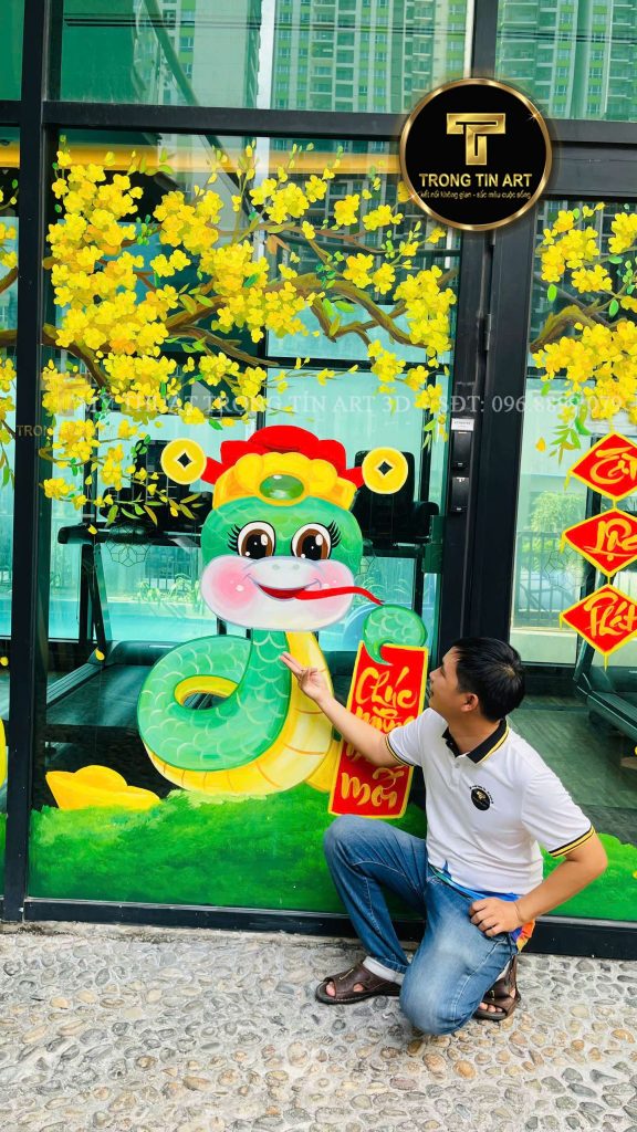 VẼ TRANH TƯỜNG 3D MỸ THUẬT TRỌNG TÍN ART