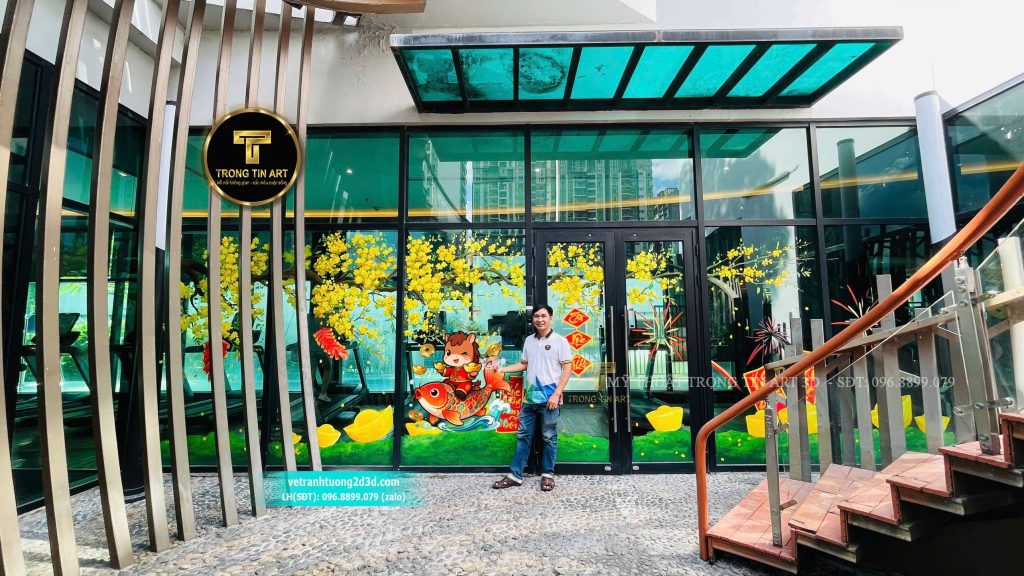 VẼ TRANH TƯỜNG 3D MỸ THUẬT TRỌNG TÍN ART