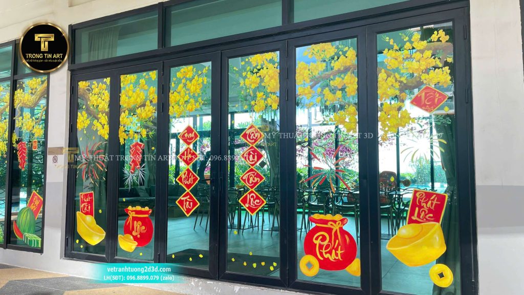 VẼ TRANH TƯỜNG 3D MỸ THUẬT TRỌNG TÍN ART