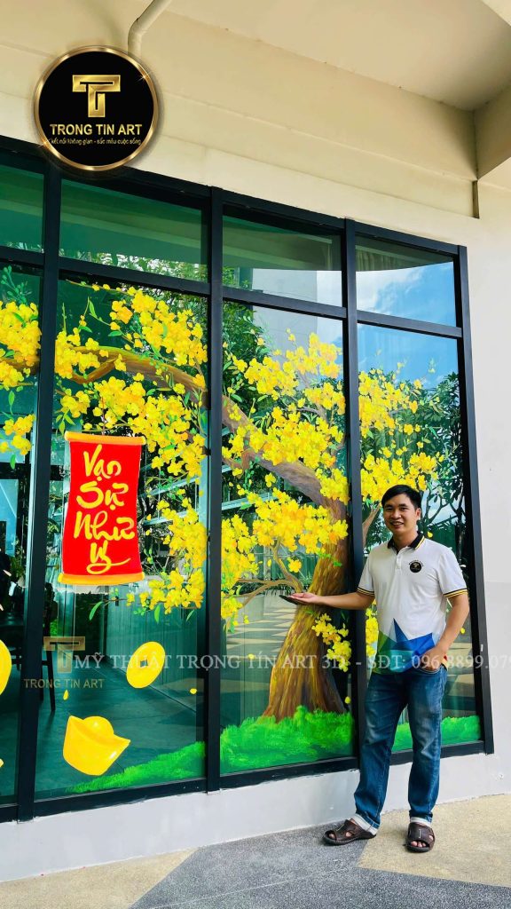 VẼ TRANH TƯỜNG 3D MỸ THUẬT TRỌNG TÍN ART