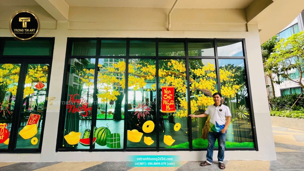 VẼ TRANH TƯỜNG 3D MỸ THUẬT TRỌNG TÍN ART
