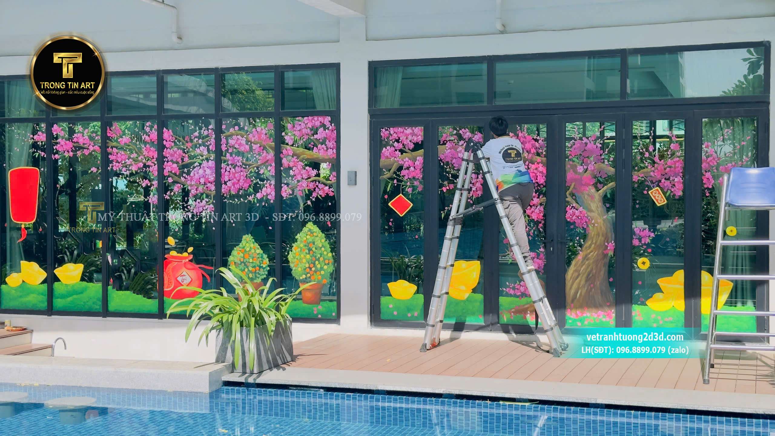 vẽ tranh kính tết showroom, vẽ tranh kính showroom, tranh kính tết showroom, tranh kính trang trí showroom, vẽ tranh kính tết, tranh kính tết đẹp, vẽ tranh kính hoa mai, vẽ tranh kính hoa đào, tranh kính con giáp, tranh kính thư pháp tết, vẽ tranh kính logo showroom, vẽ tranh kính cao cấp, vẽ tranh kính cửa kính showroom, vẽ tranh kính theo yêu cầu, vẽ tranh kính toàn quốc, mỹ thuật trọng tín, giá vẽ tranh kính tết showroom, trang trí tết showroom, tranh kính tết cho doanh nghiệp, vẽ tranh kính mặt tiền showroom