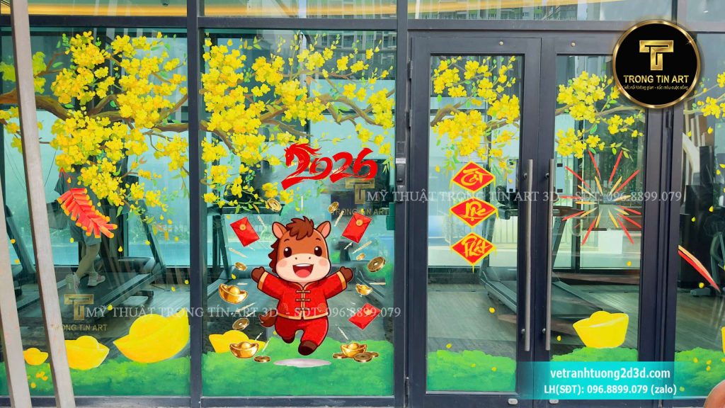 VẼ TRANH TƯỜNG 3D MỸ THUẬT TRỌNG TÍN ART