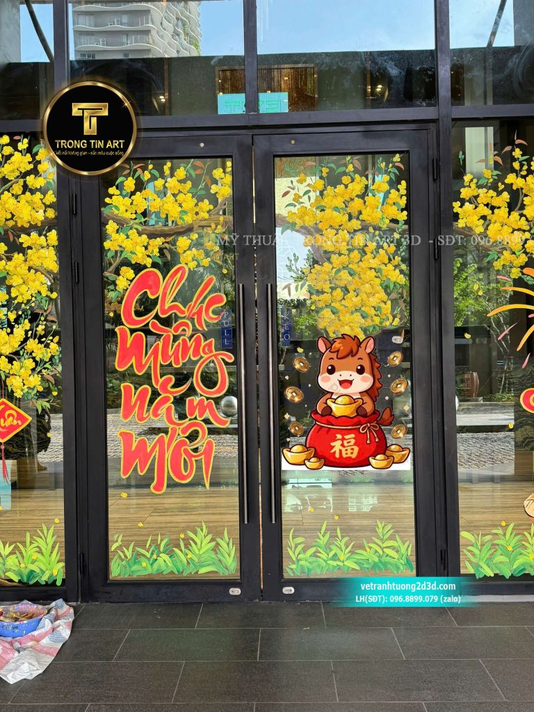 VẼ TRANH TƯỜNG 3D MỸ THUẬT TRỌNG TÍN ART