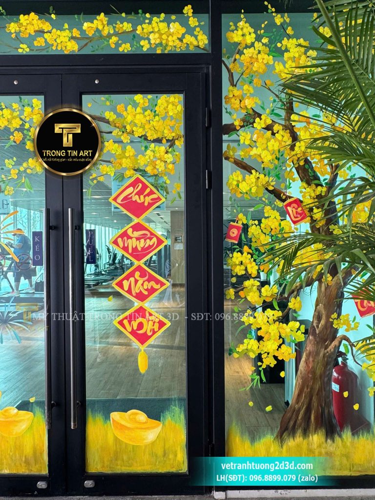 VẼ TRANH TƯỜNG 3D MỸ THUẬT TRỌNG TÍN ART