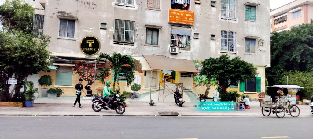 VẼ TRANH TƯỜNG 3D MỸ THUẬT TRỌNG TÍN ART
