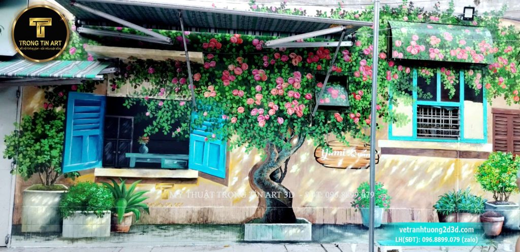 VẼ TRANH TƯỜNG 3D MỸ THUẬT TRỌNG TÍN ART