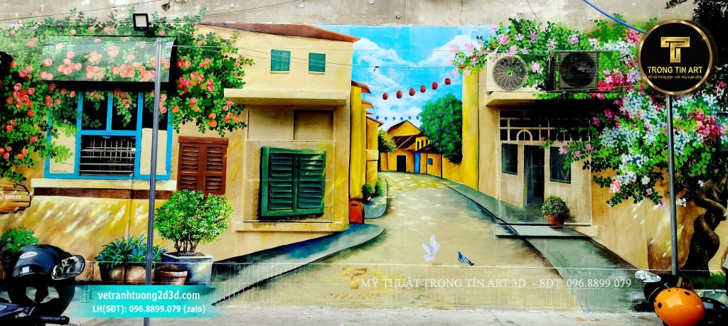 VẼ TRANH TƯỜNG 3D MỸ THUẬT TRỌNG TÍN ART