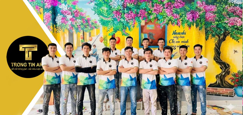 VẼ TRANH TƯỜNG 3D MỸ THUẬT TRỌNG TÍN ART