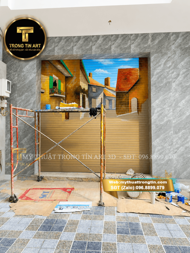 VẼ TRANH TƯỜNG 3D MỸ THUẬT TRỌNG TÍN ART