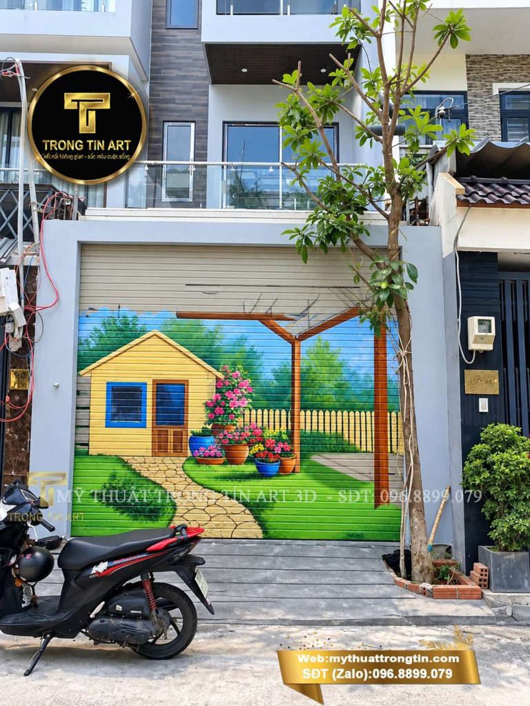 VẼ TRANH TƯỜNG 3D MỸ THUẬT TRỌNG TÍN ART