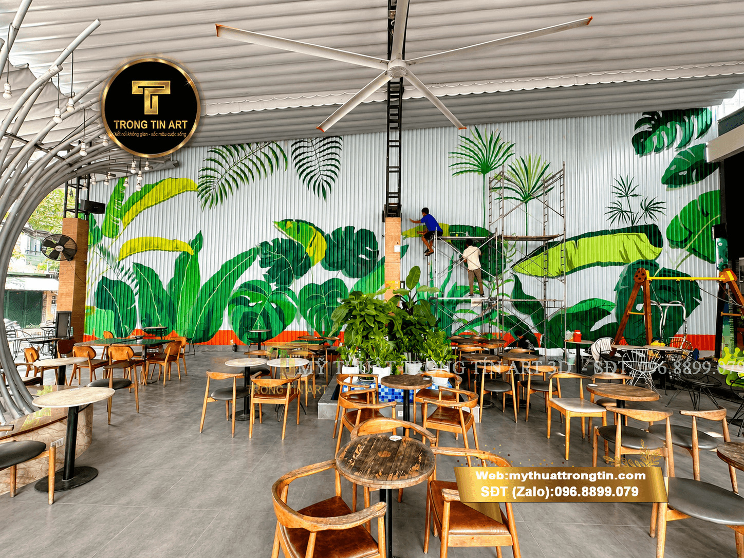 vẽ tranh lên tôn lá nhiệt đới Tropical, vẽ tranh tôn Tropical, vẽ tranh tôn lá nhiệt đới, tranh tôn Tropical, vẽ tranh lá nhiệt đới, tranh Tropical đẹp, vẽ tranh tường Tropical, tranh tường nhiệt đới