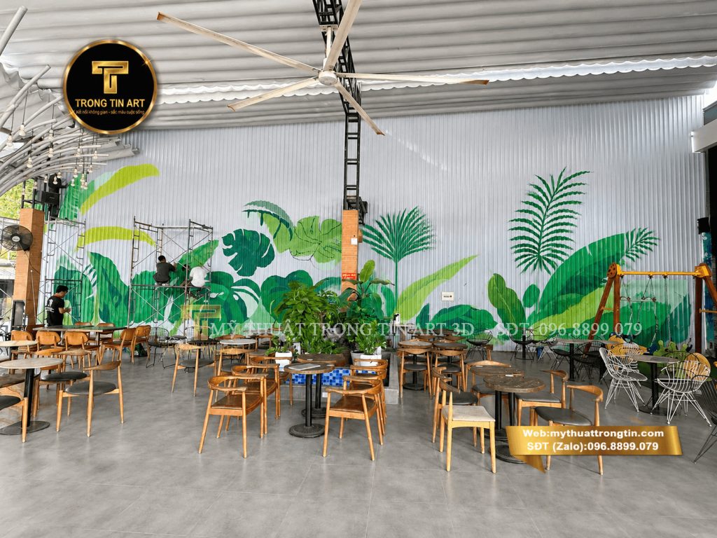 VẼ TRANH TƯỜNG 3D MỸ THUẬT TRỌNG TÍN ART