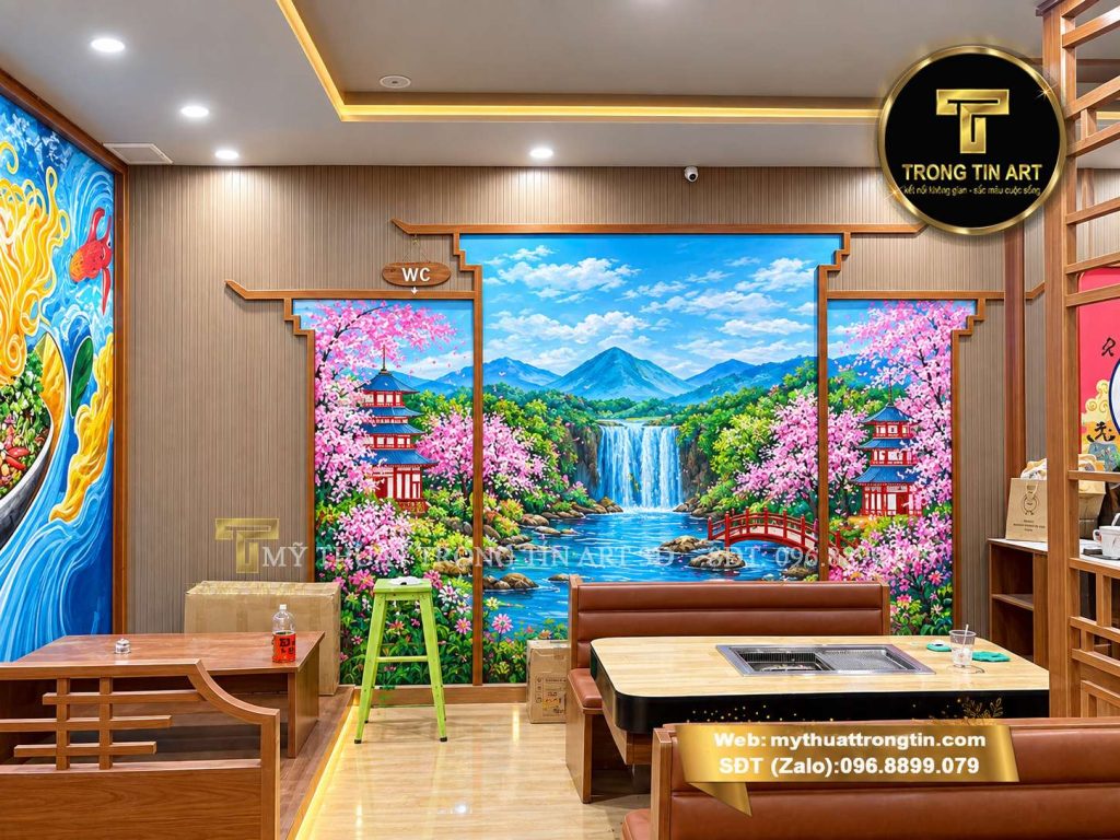 VẼ TRANH TƯỜNG 3D MỸ THUẬT TRỌNG TÍN ART