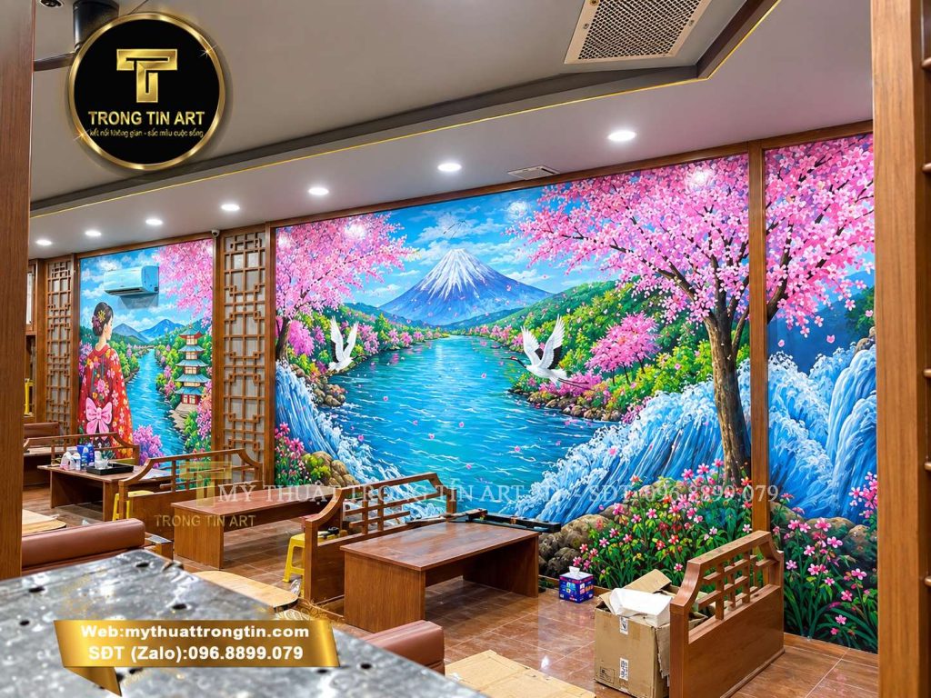 VẼ TRANH TƯỜNG 3D MỸ THUẬT TRỌNG TÍN ART