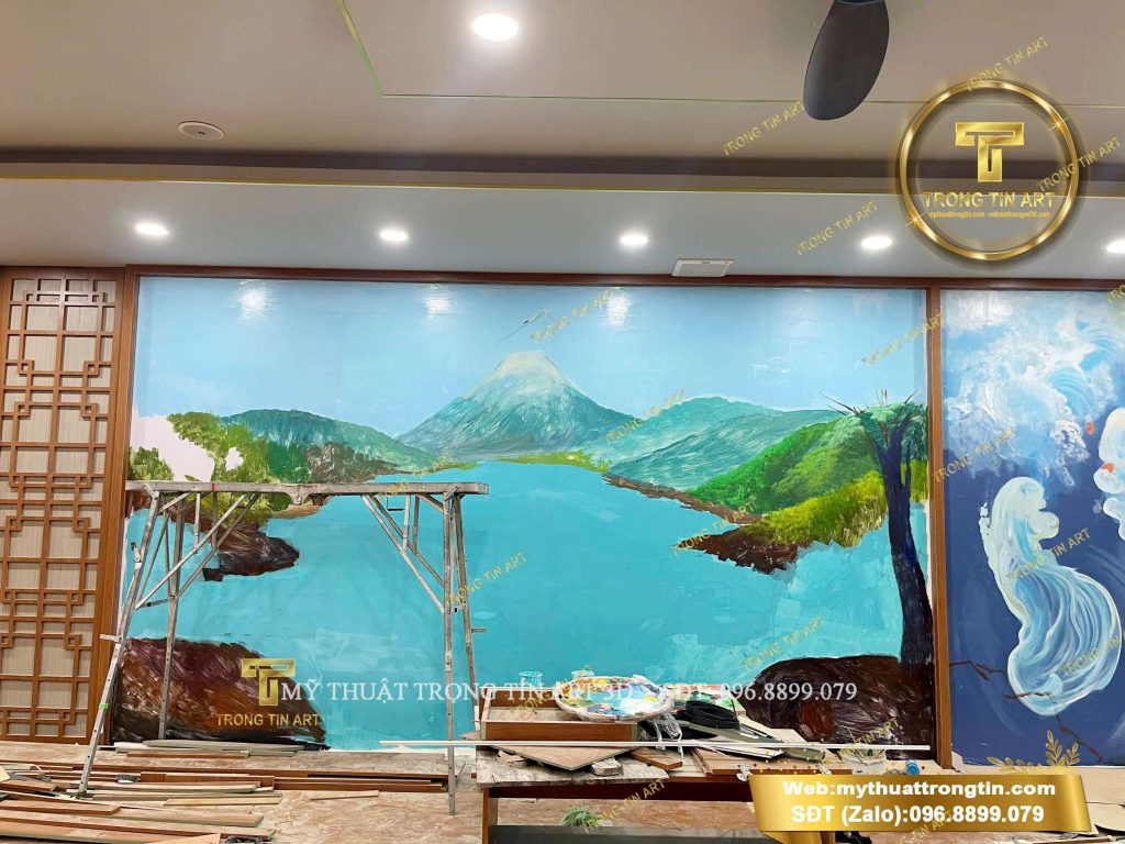VẼ TRANH TƯỜNG 3D MỸ THUẬT TRỌNG TÍN ART