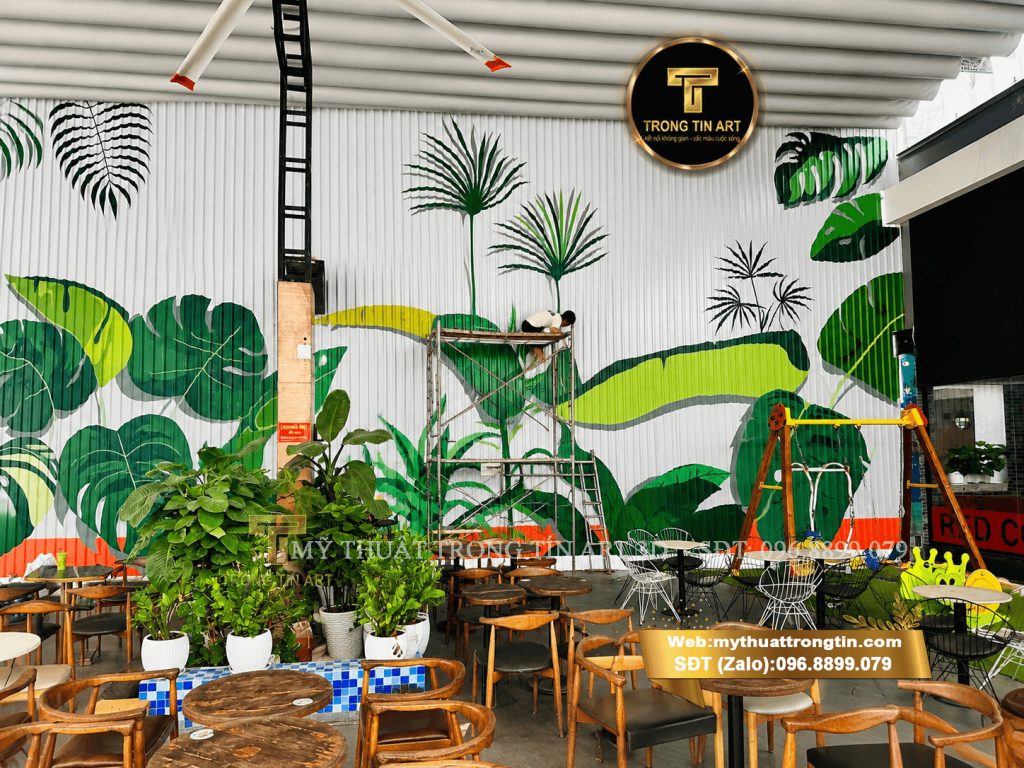 VẼ TRANH TƯỜNG 3D MỸ THUẬT TRỌNG TÍN ART